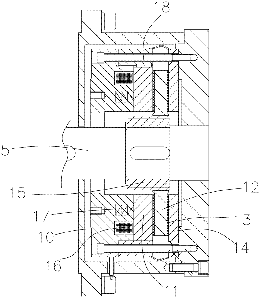 Punch pin drive device for press machine