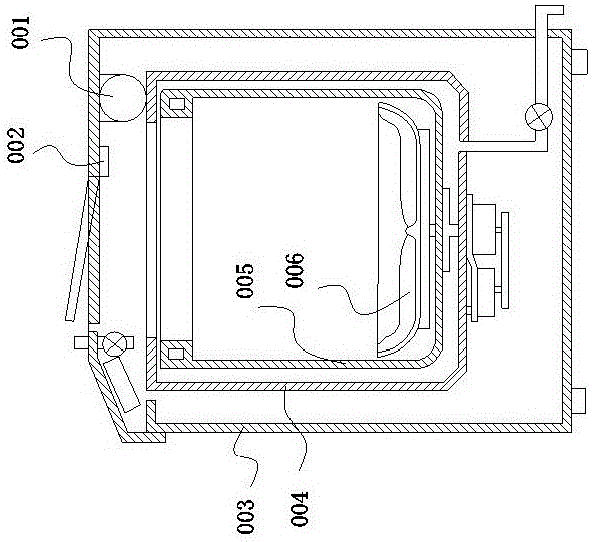 Washing machine with washing powder dissolving device