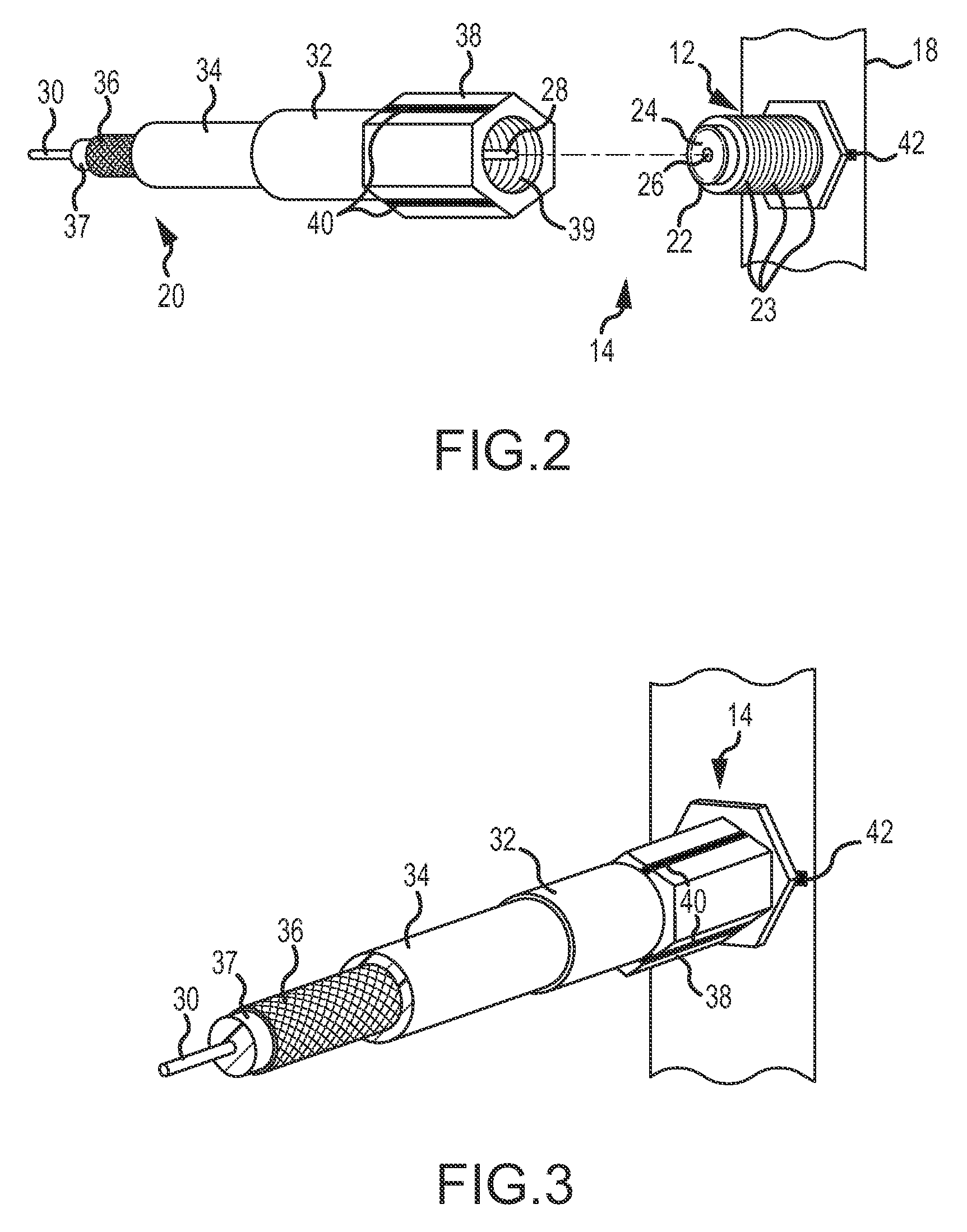 Torque indications for coaxial connectors