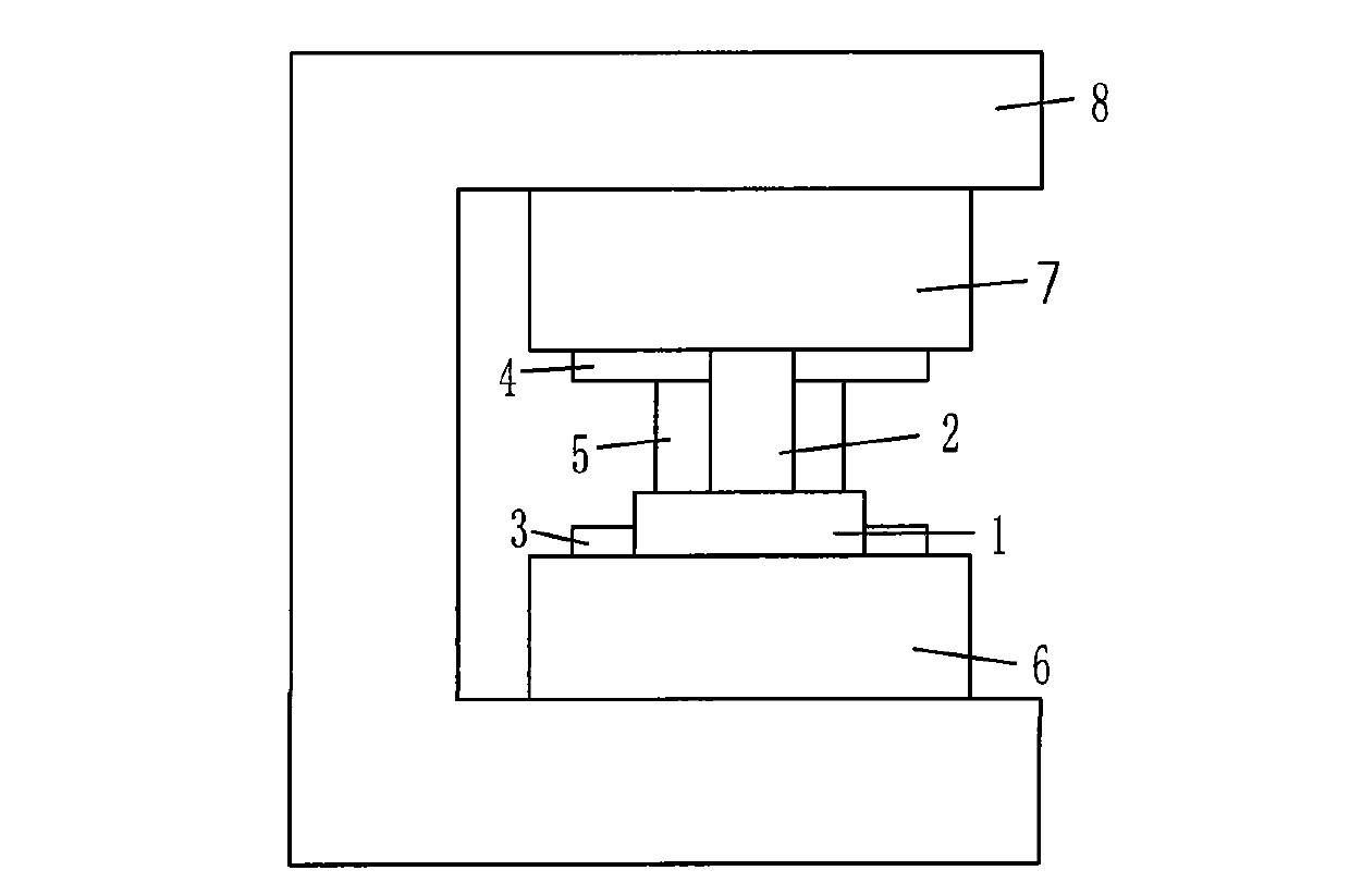 Tooth punching die for saw blade substrate