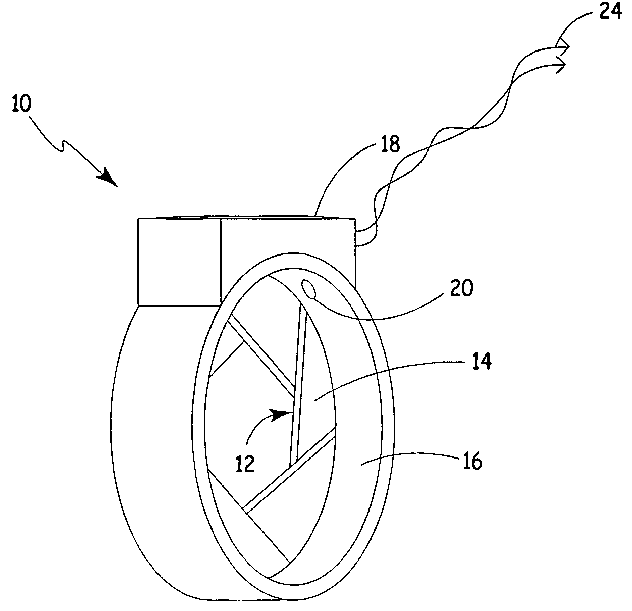 Process fluid flow device with variable orifice