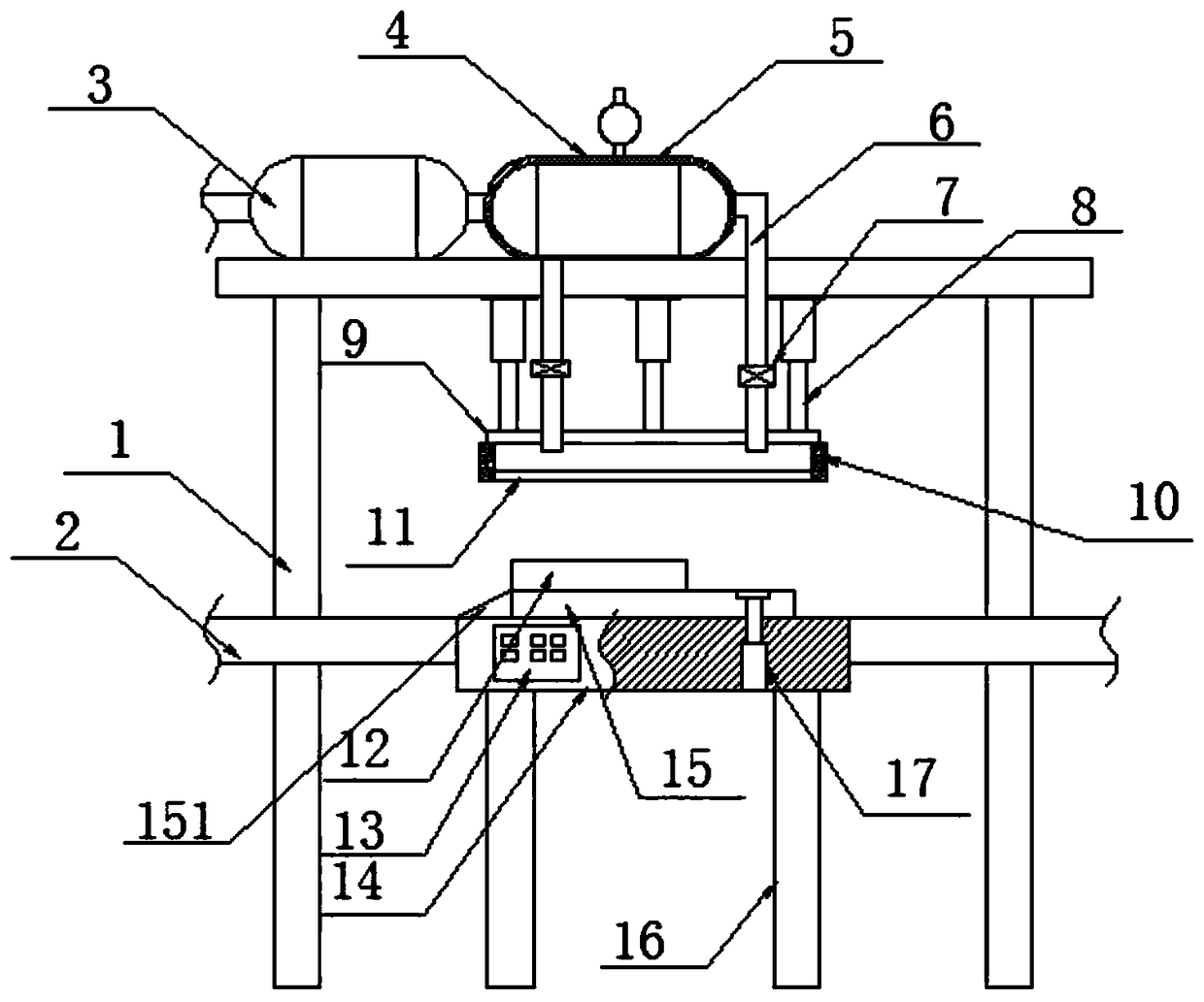 Garment ironing working platform