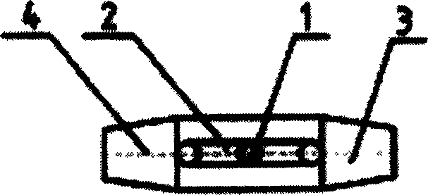 Nozzle specially used for preparing transparent conductive film by using ultrasonic quick precipitation method