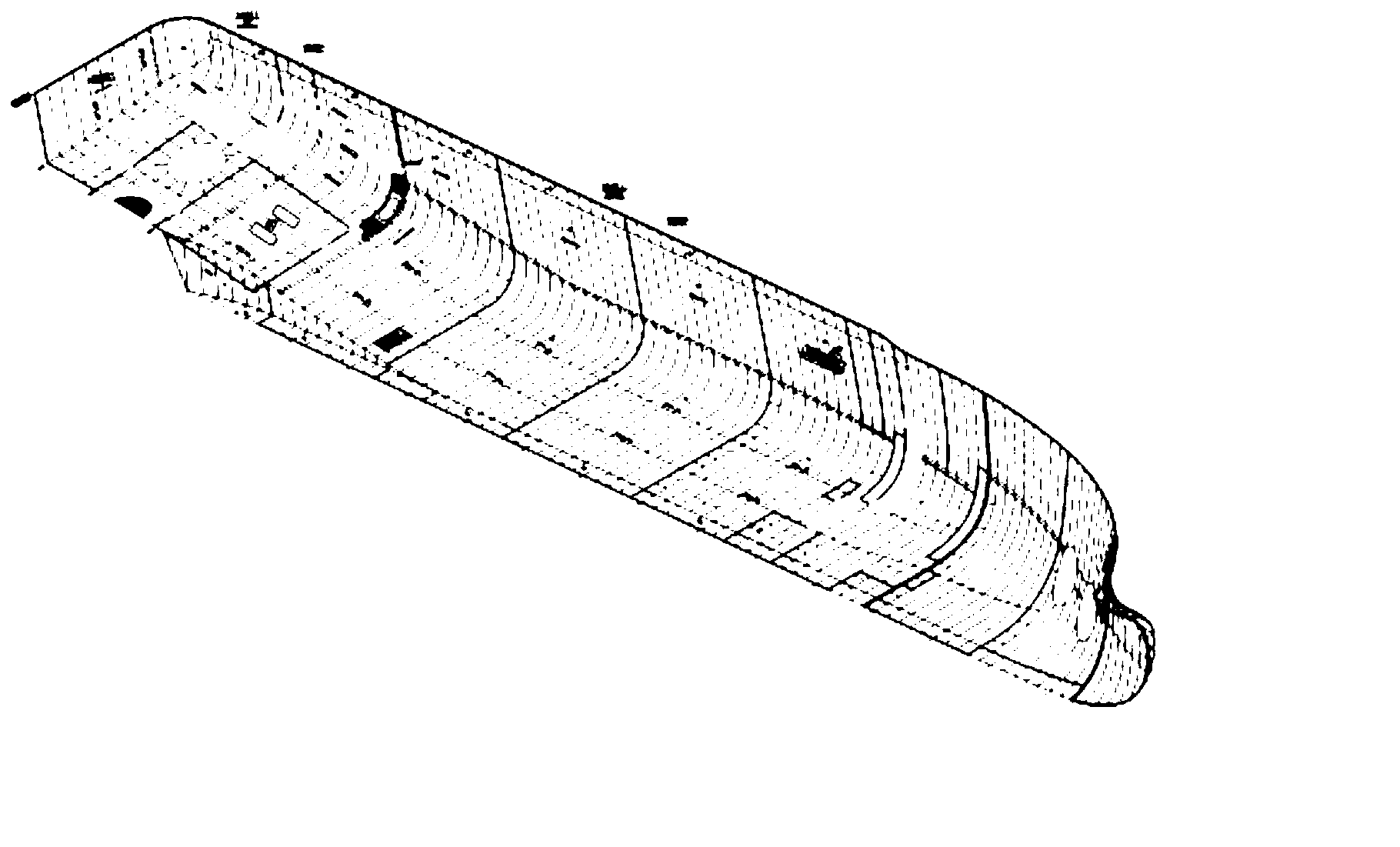 Bilge for ocean engineering auxiliary ship