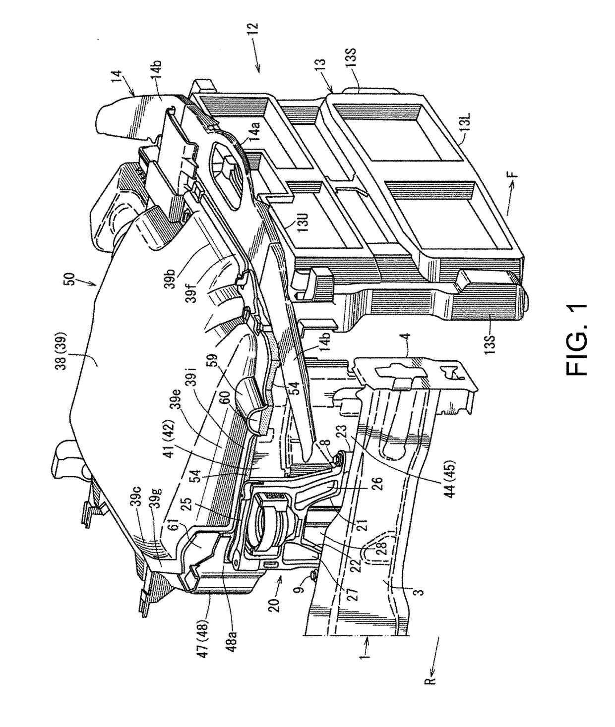 Engine heat retention structure