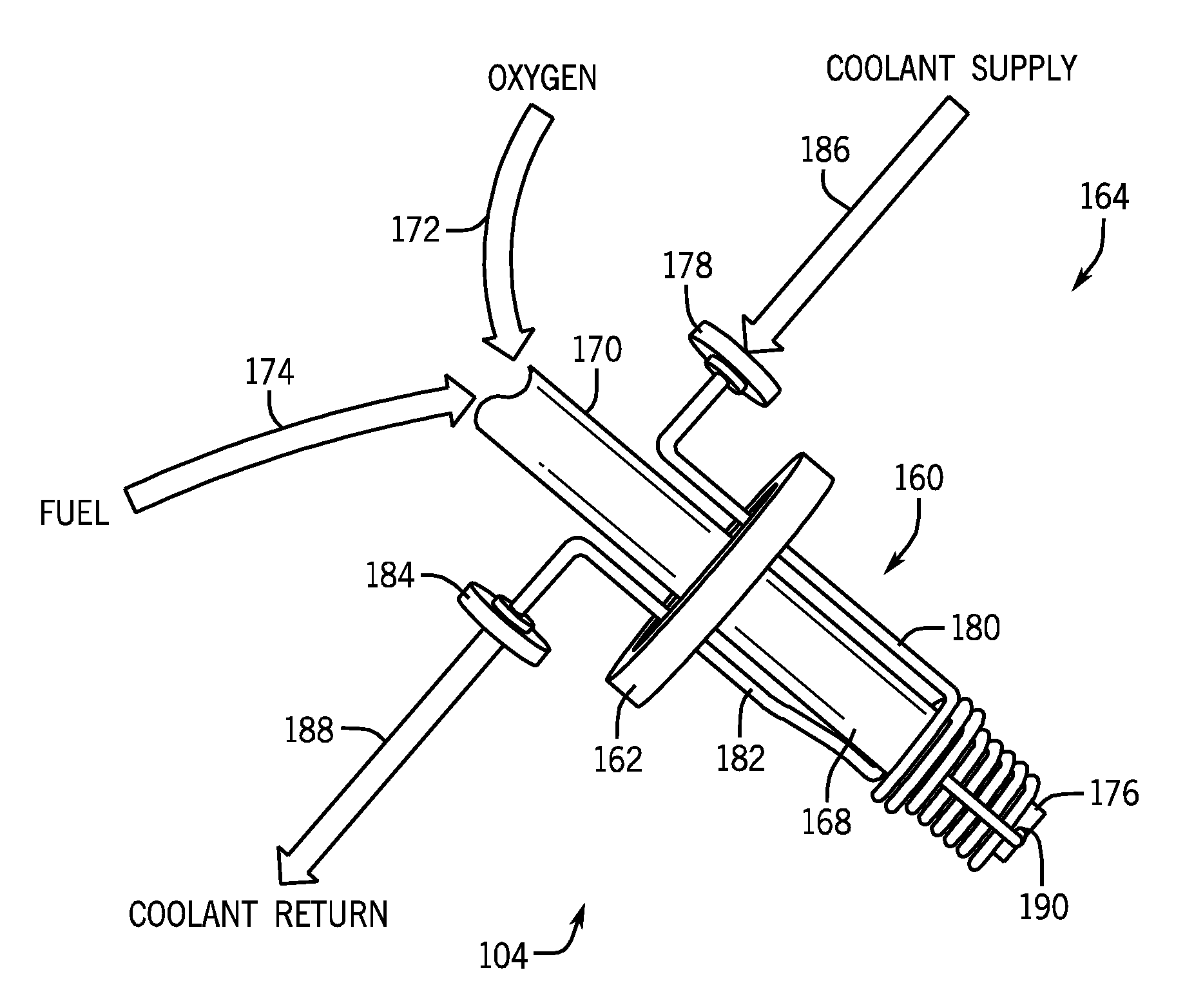 Fuel injector having tip cooling