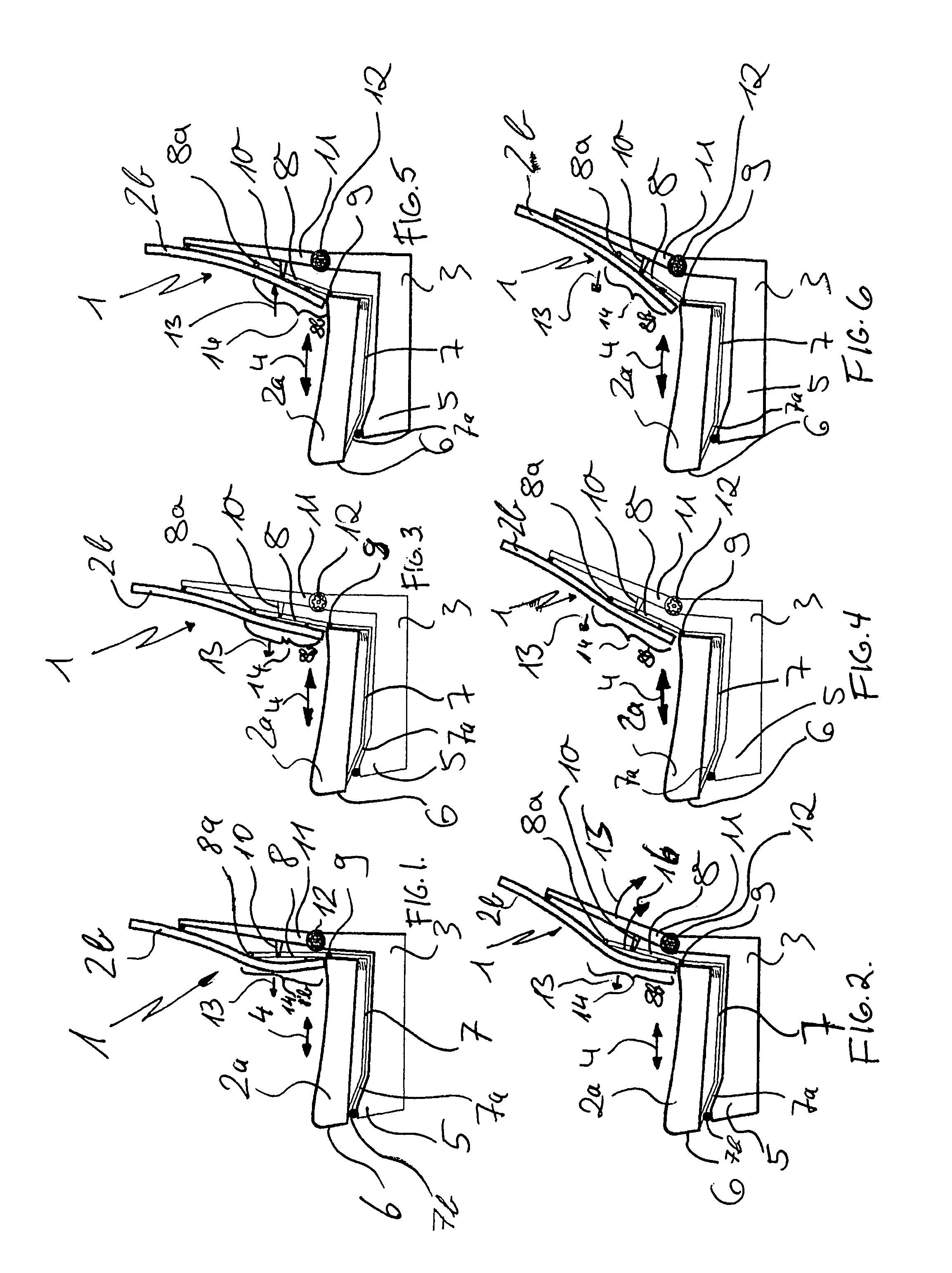 Vehicle seat with a deformable backrest