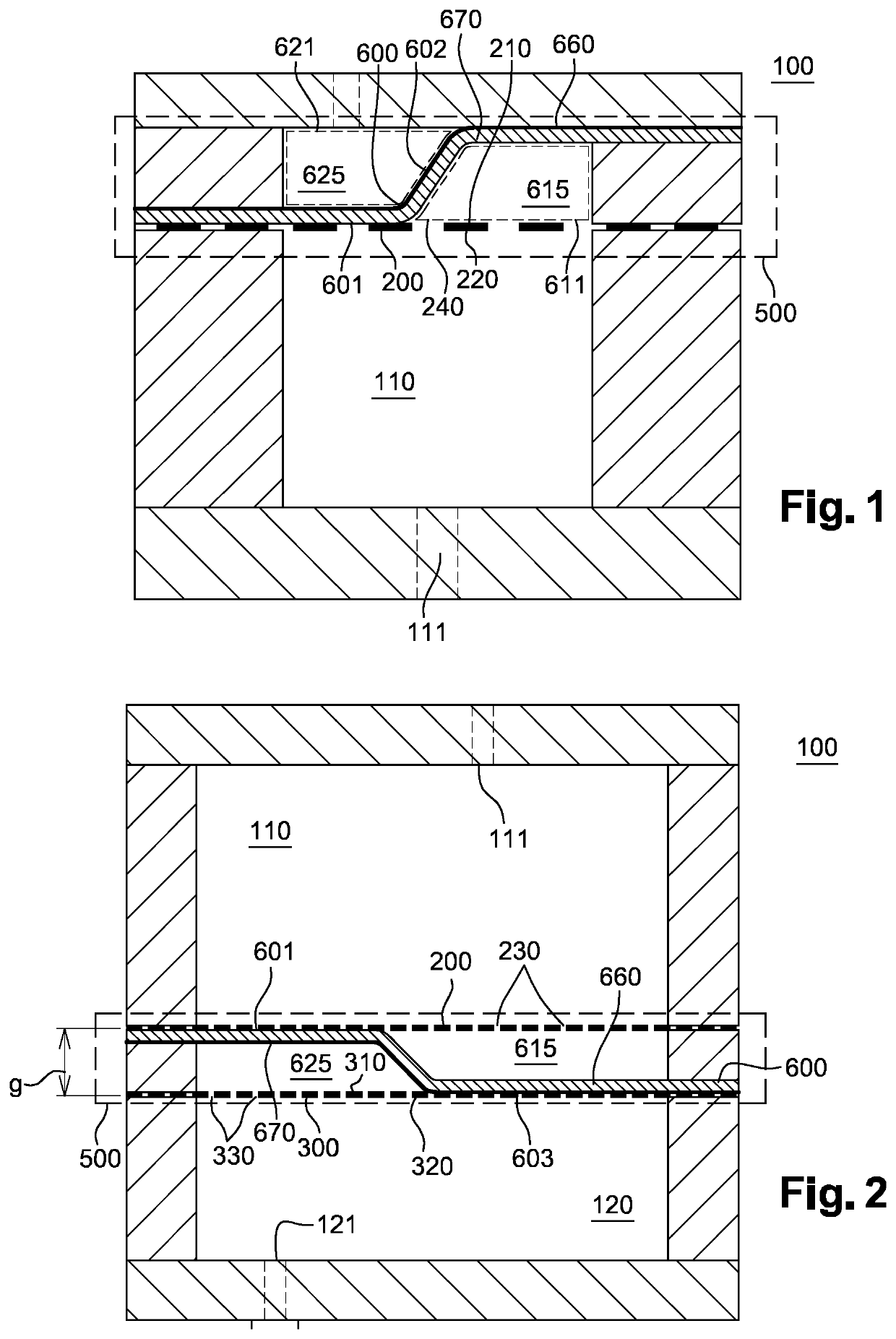 Electrostatically actuated device