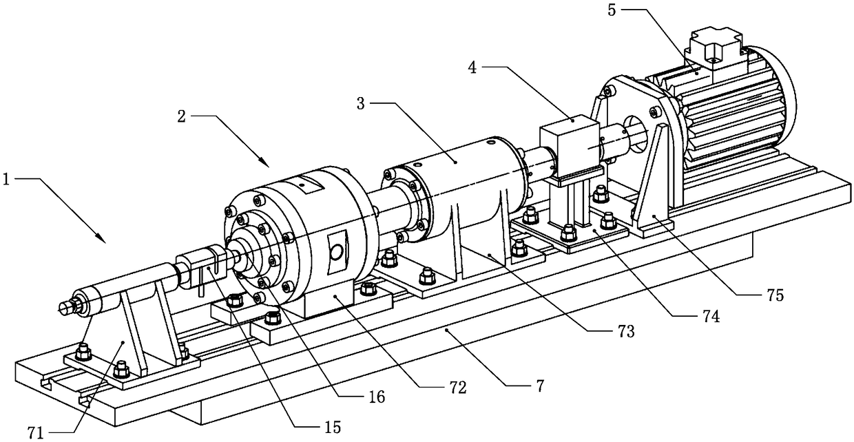 Mechanical seal testing device for aviation pump