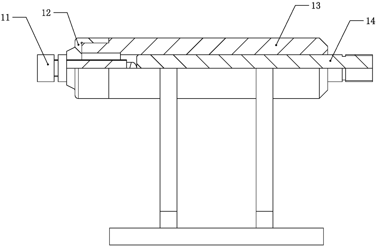 Mechanical seal testing device for aviation pump