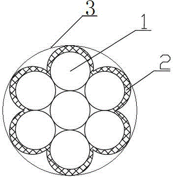 A kind of galvanized steel strand used for overhead guy wire and its production process