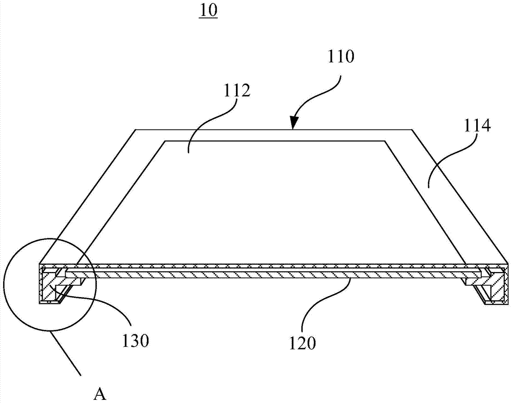 Display module, its front panel assembly, and method for assembling the display module