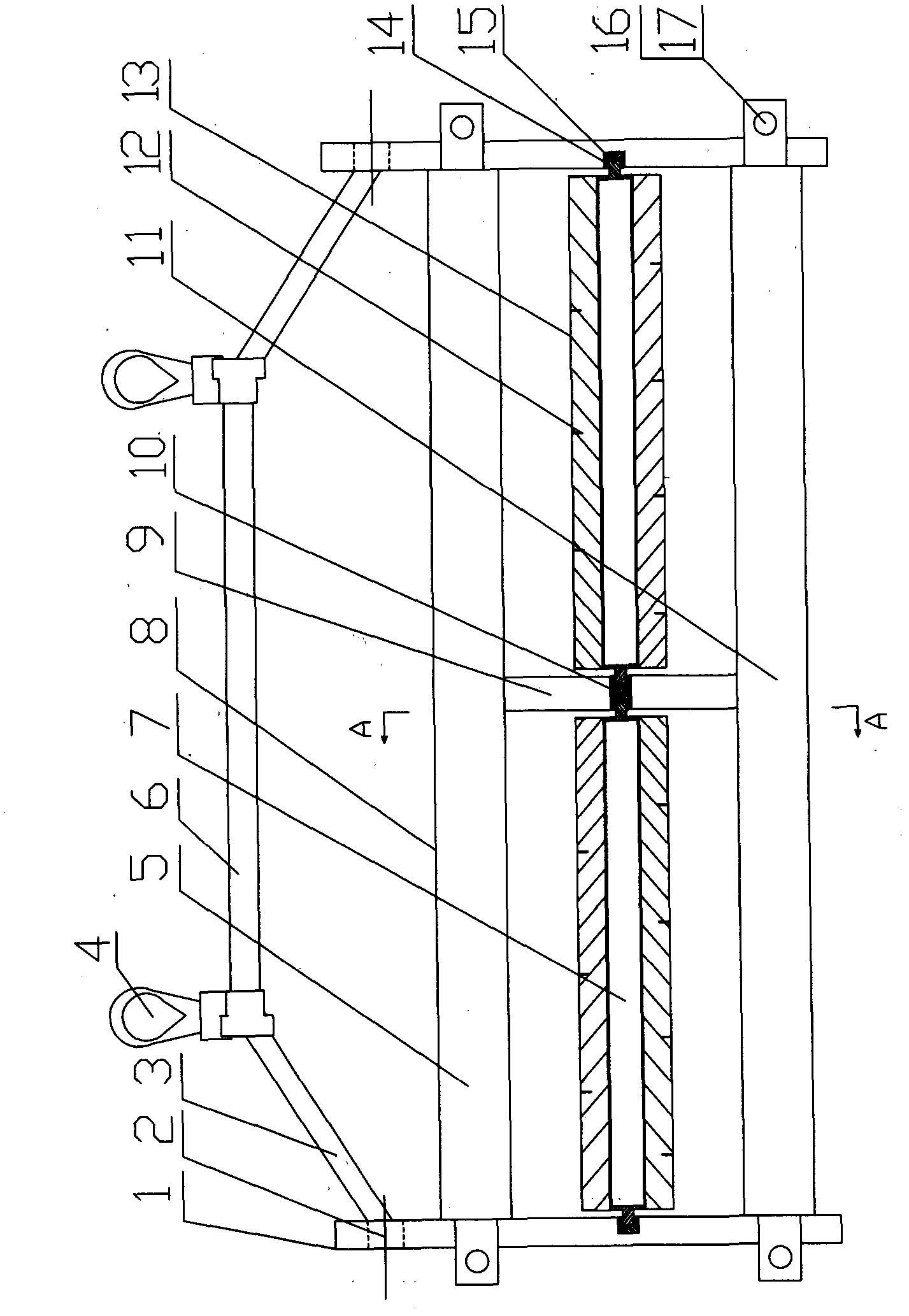 Device for straw returning and leveling of paddy fields