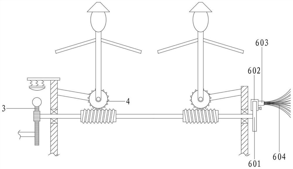 Integrated-type bird repelling system for agricultural planting