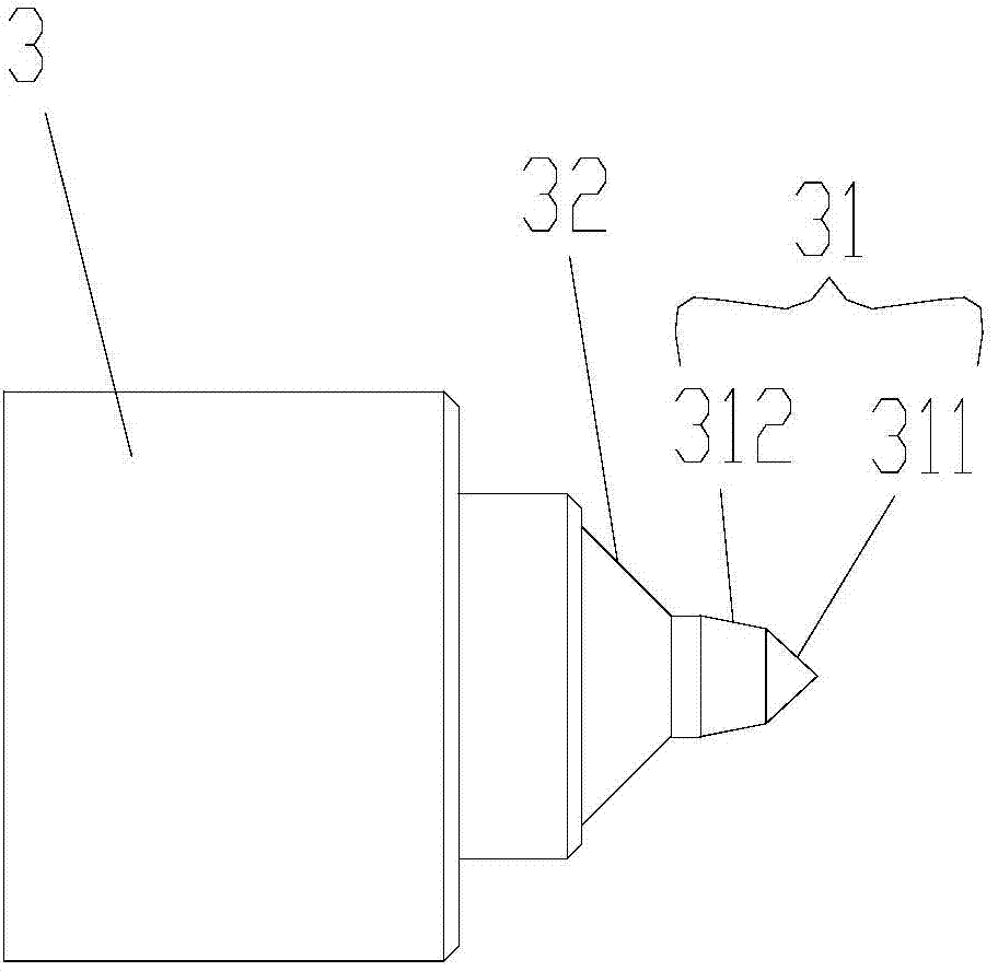 Processing equipment for horn mouth of metal tube