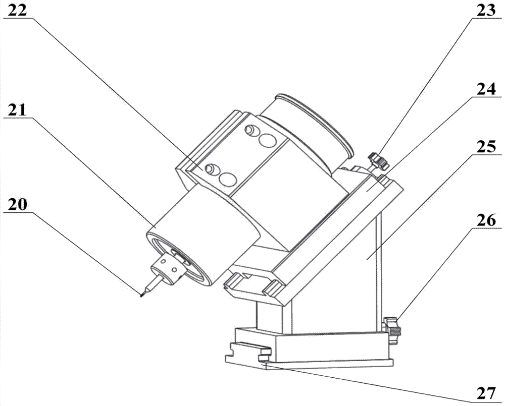 Precise machining machine tool for small-caliber rotating shaft symmetrical optical curved elements