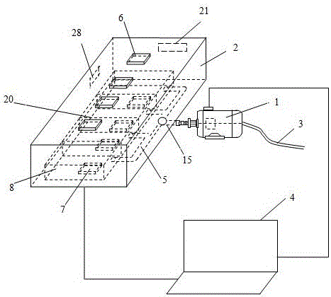 Multi-channel harmful gas detection device and method based on micro-fluidic chip