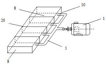 Multi-channel harmful gas detection device and method based on micro-fluidic chip