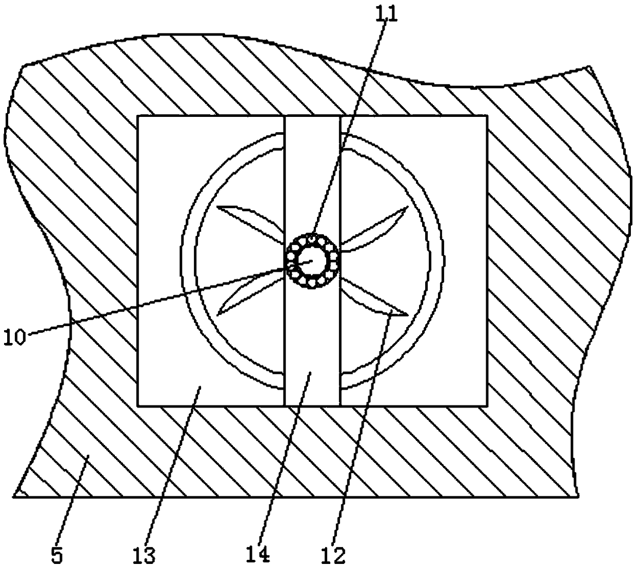 Exhaust auxiliary device for plastic mould