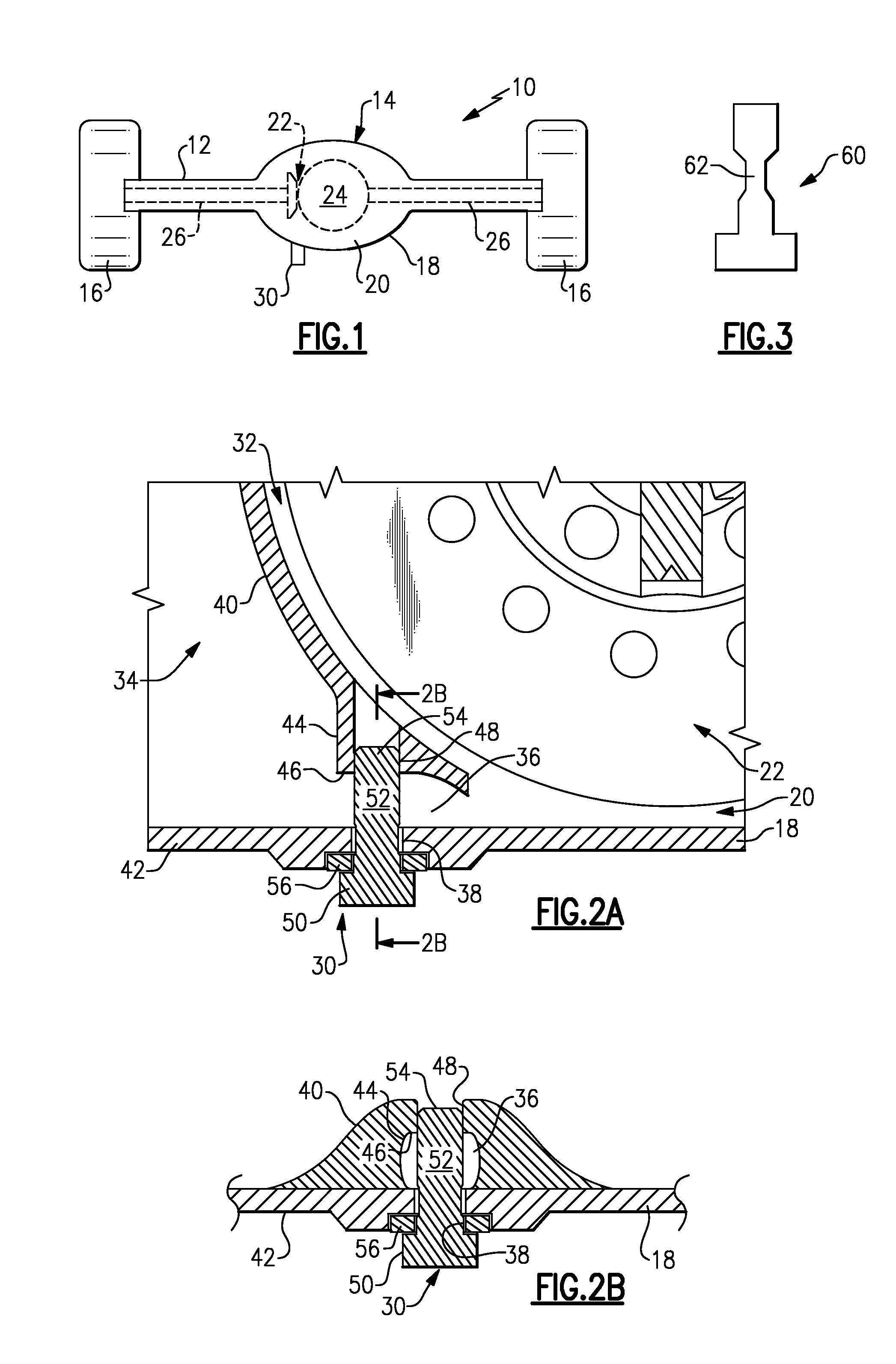 Drain plug for carrier assembly