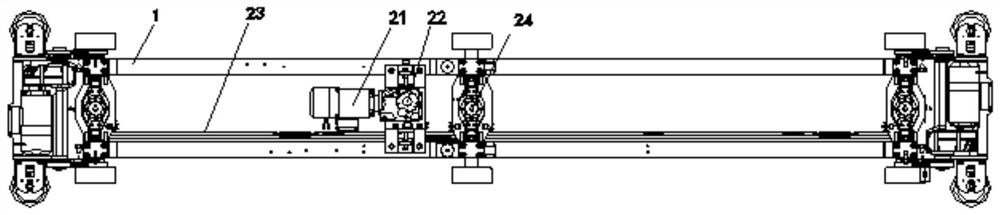 A nut screw type car carrier