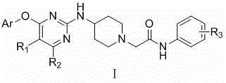 Piperidine-4-amido diaryl pyrimidine derivative as well as preparation method and application thereof