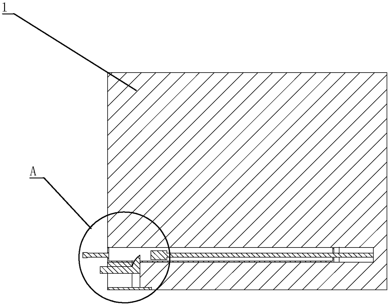 Distribution box capable of preventing separating