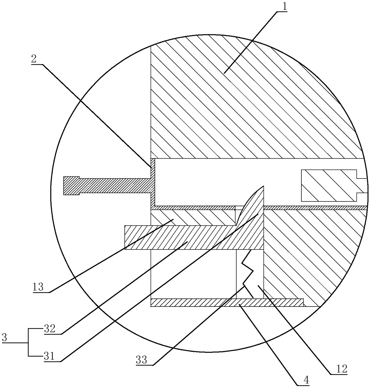 Distribution box capable of preventing separating