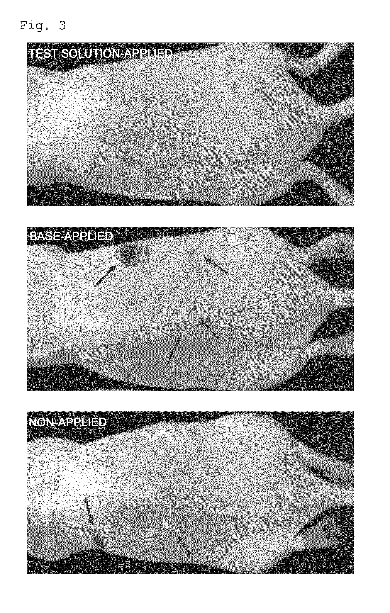 Agent for suppressing the formation of abnormal skin cells caused by exposure to light