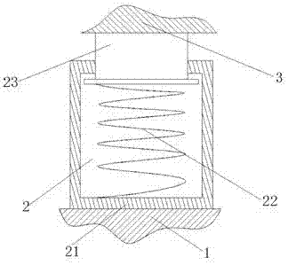 High-temperature fused salt storage tank device