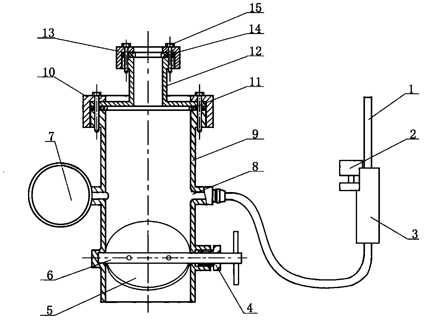 Pipe orifice variable plug-in type sampling instrument