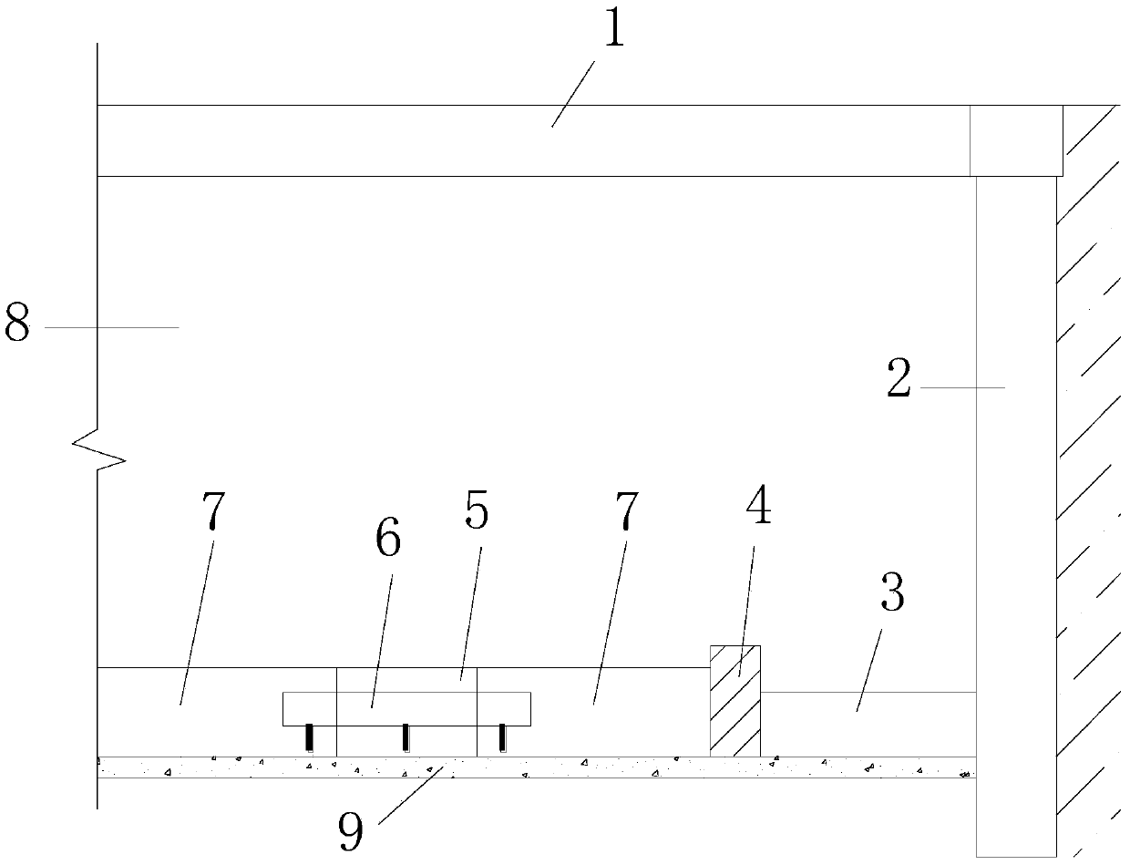 Support replacement system for base plates of foundation pit of mucky soil layer in deep foundation pit support construction