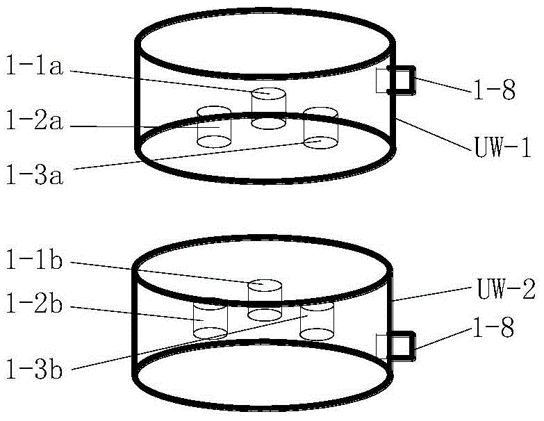 Method and device for synchronously measuring rock sound wave and acoustic emission