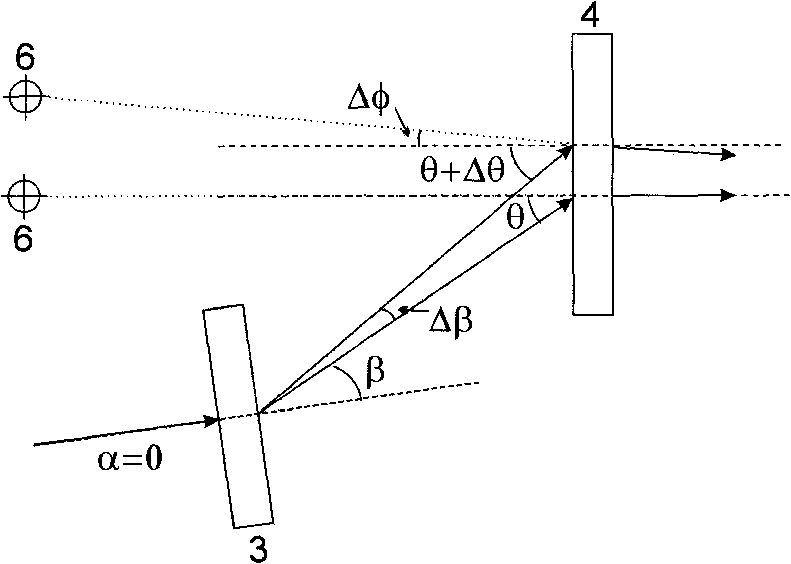 Compact matching type holographic aiming device optical system