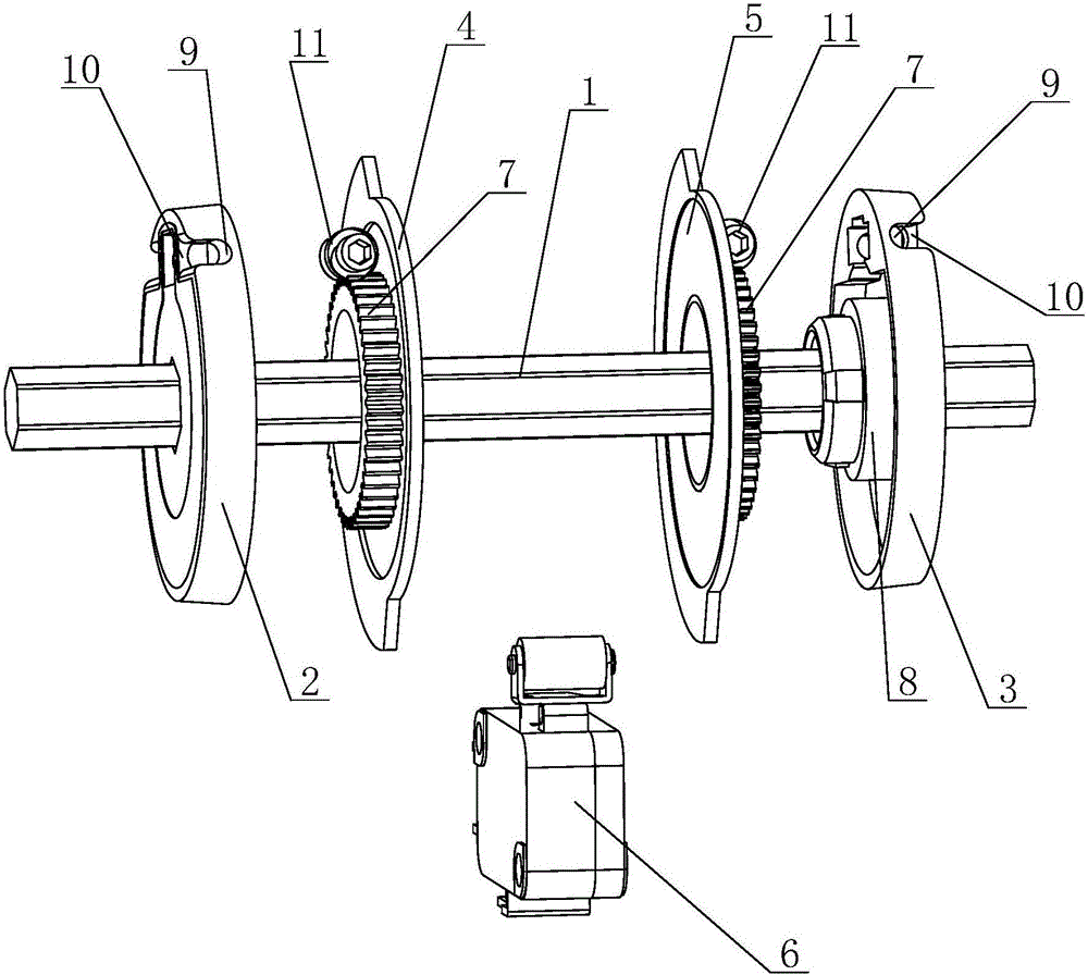 Micro switch triggering cam adjusting device