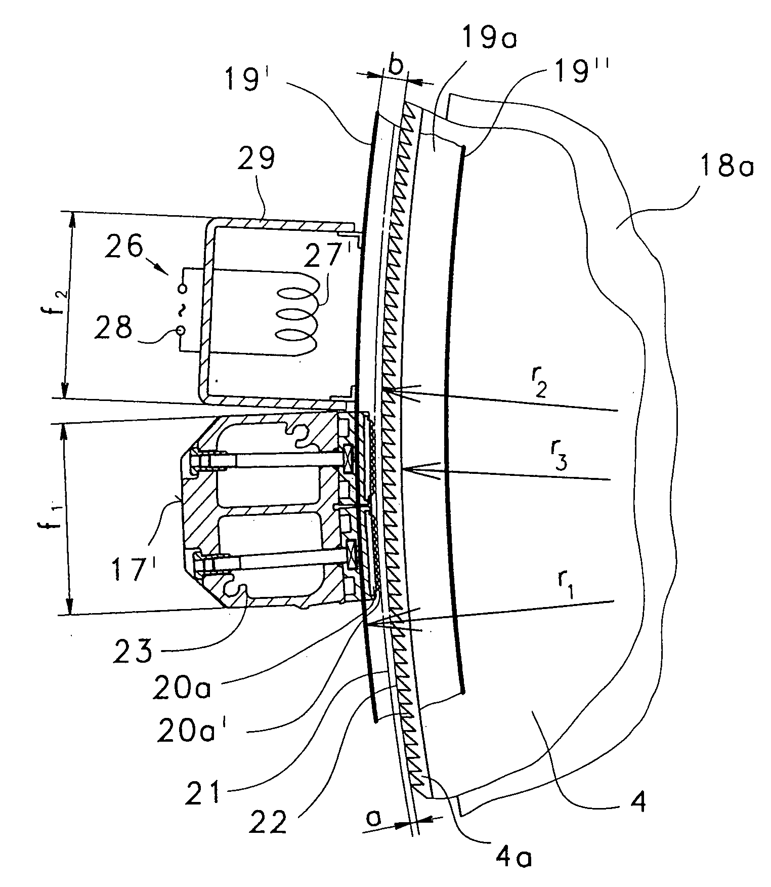 Apparatus on a spinning preparation machine, especially a flat card, roller card, or the like, for adjusting the carding clearance