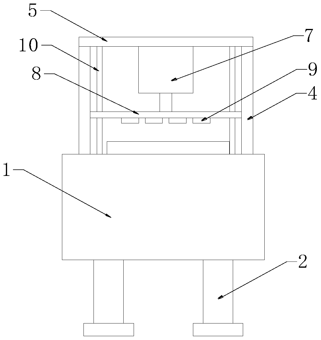 Novel four-channel full-automatic handkerchief paper production line