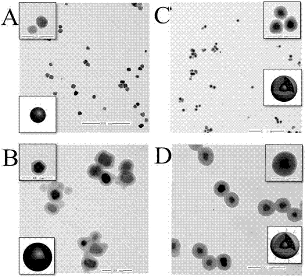 Magnetic nanoparticle compound for T1 and T2 bimodal magnetic resonance contrast medium and preparation method thereof