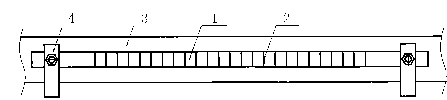 Drilling marking-off method of equal-spaced holes