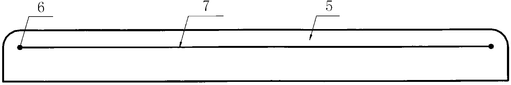 Drilling marking-off method of equal-spaced holes