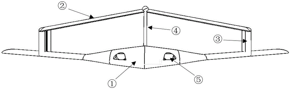 A flying-wing and forward-swept-wing joint-wing layout aircraft