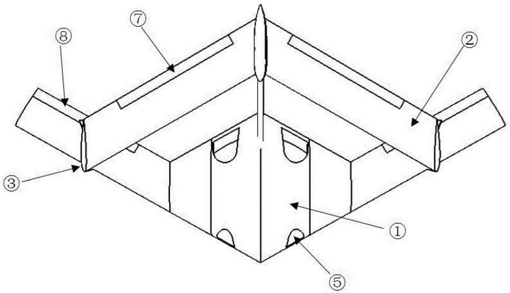 A flying-wing and forward-swept-wing joint-wing layout aircraft