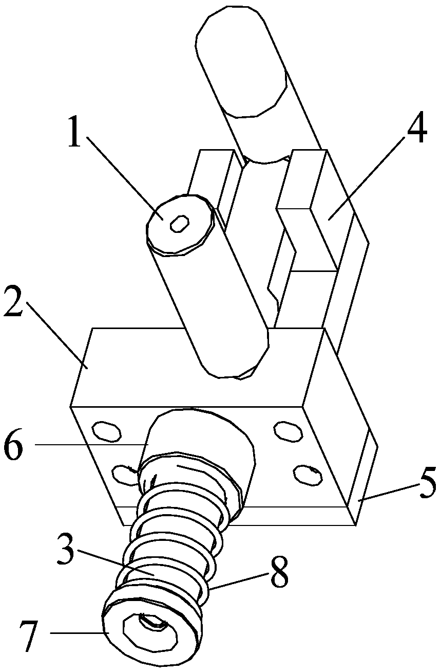 Switch pushing safety lock for product mold