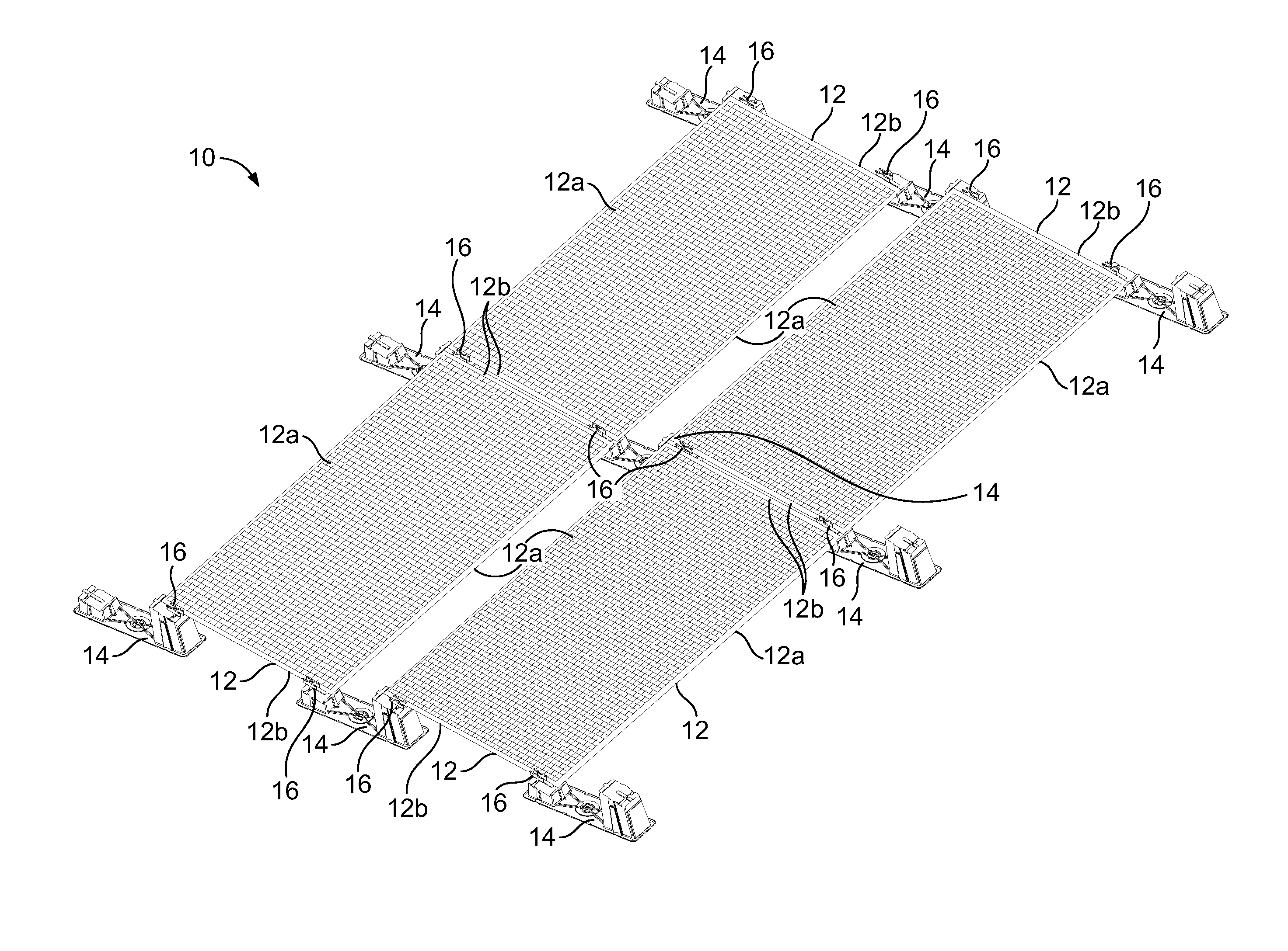 System for mounting solar modules