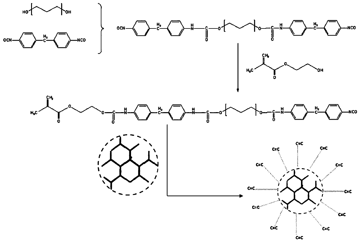 A kind of dual curing solvent-free polyurethane coil coating and preparation method thereof