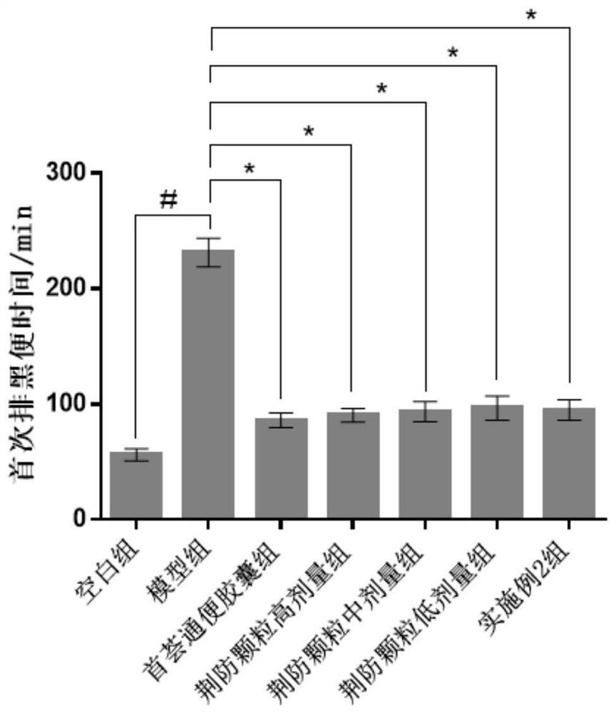 Application of traditional Chinese medicine composition in treatment of constipation