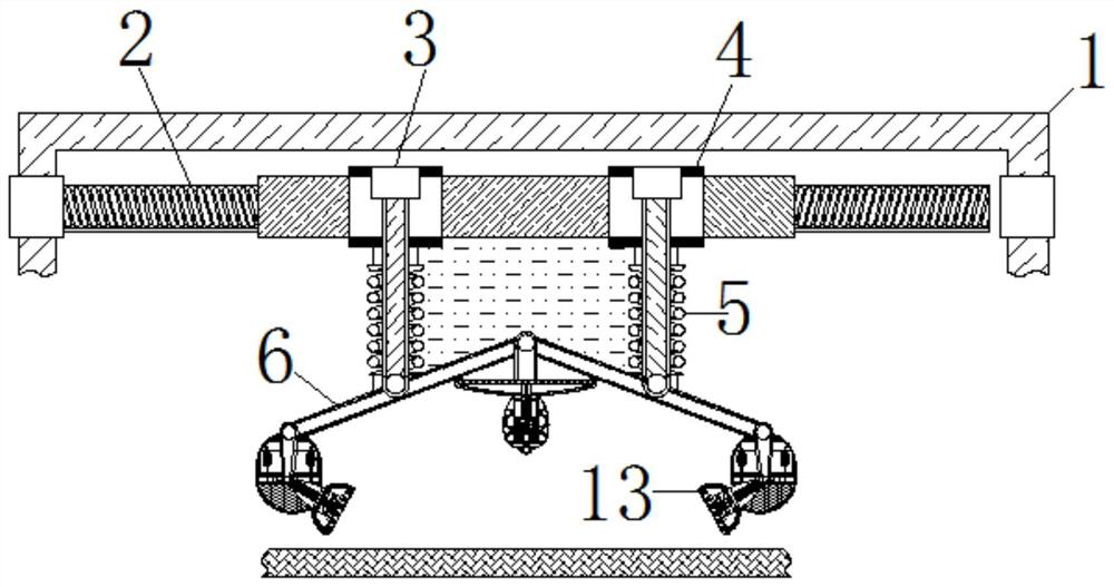 Wet etching equipment of antenna baseband for interphone