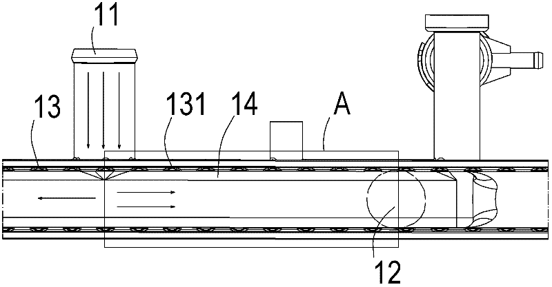 Automobile heat radiator with water chamber rectification baffle plate