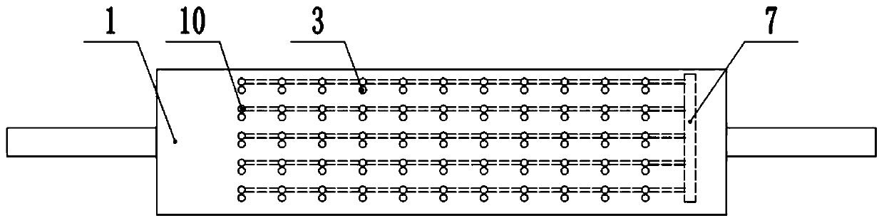 Gas roller for thin film traction