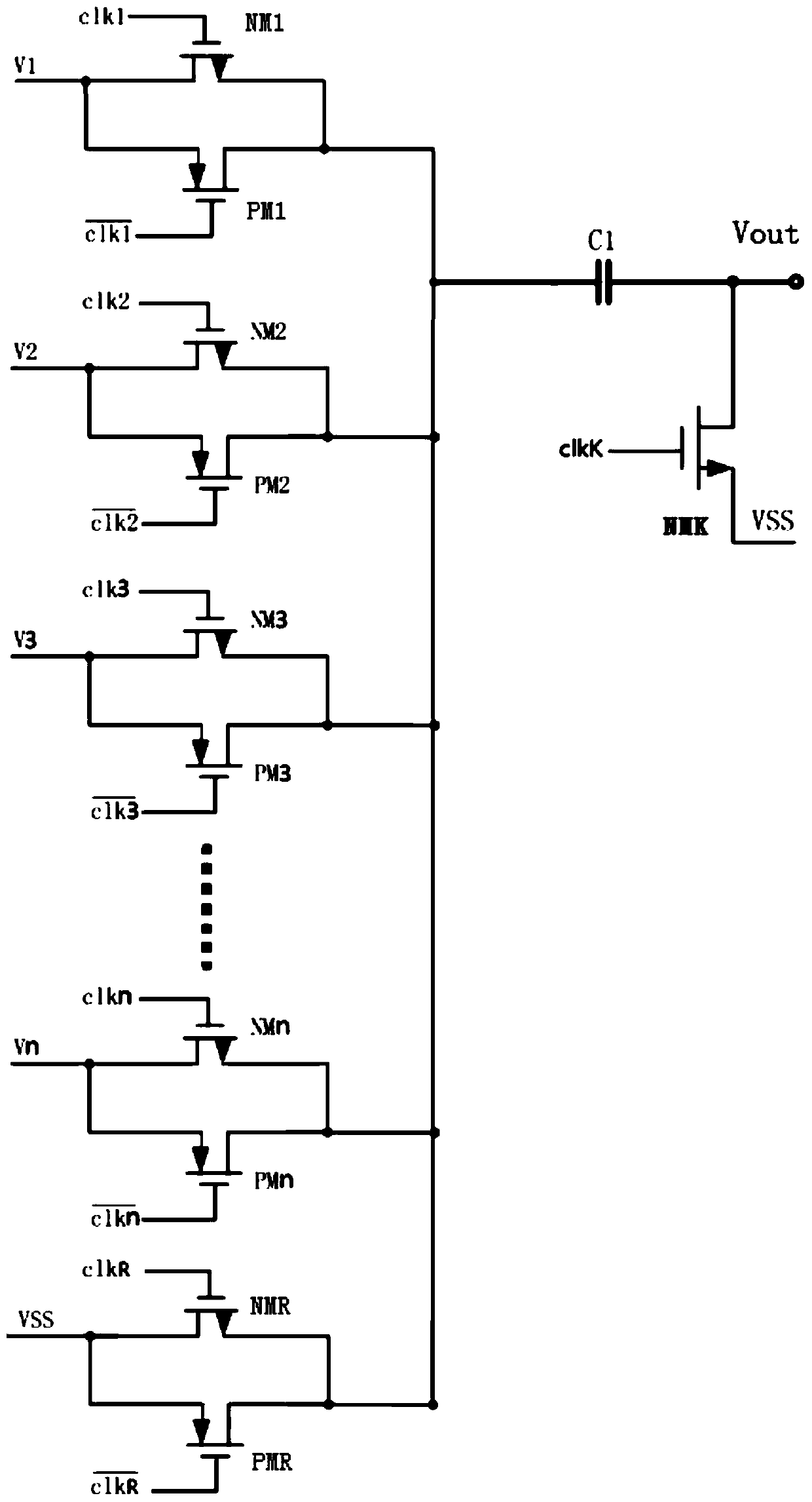 Multichannel voltage difference sampling circuit and method